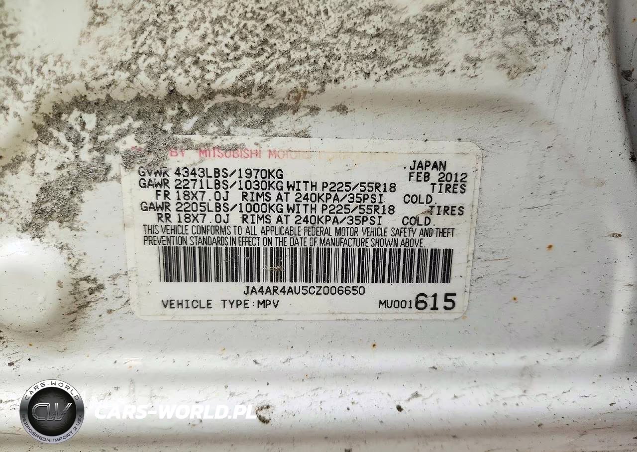 2012 Mitsubishi Outlander Sport Se VIN:JA4AR4AU5CZ006650 - 13