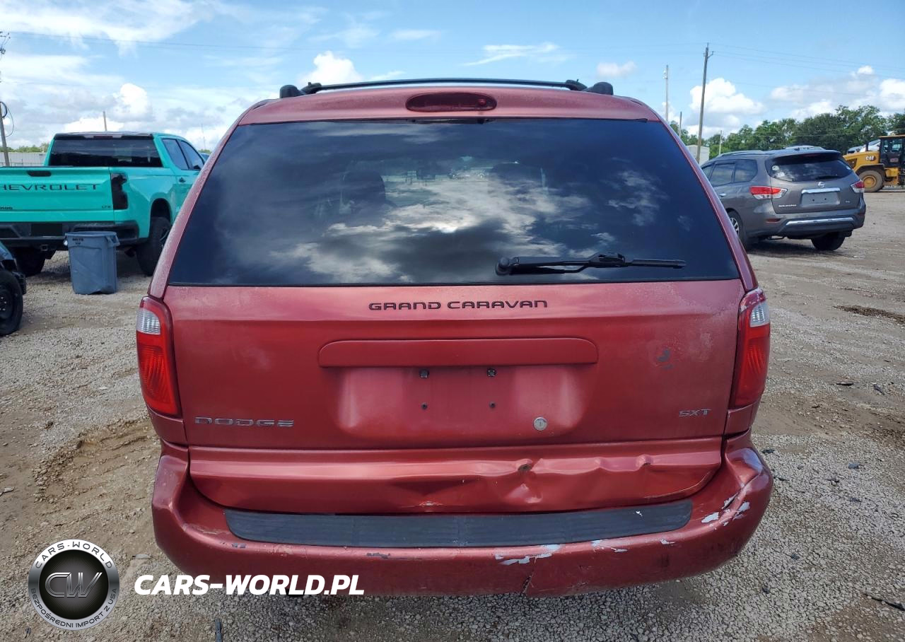 2006 Dodge Grand Caravan Sxt VIN:2D4GP44L96R620966 - 6