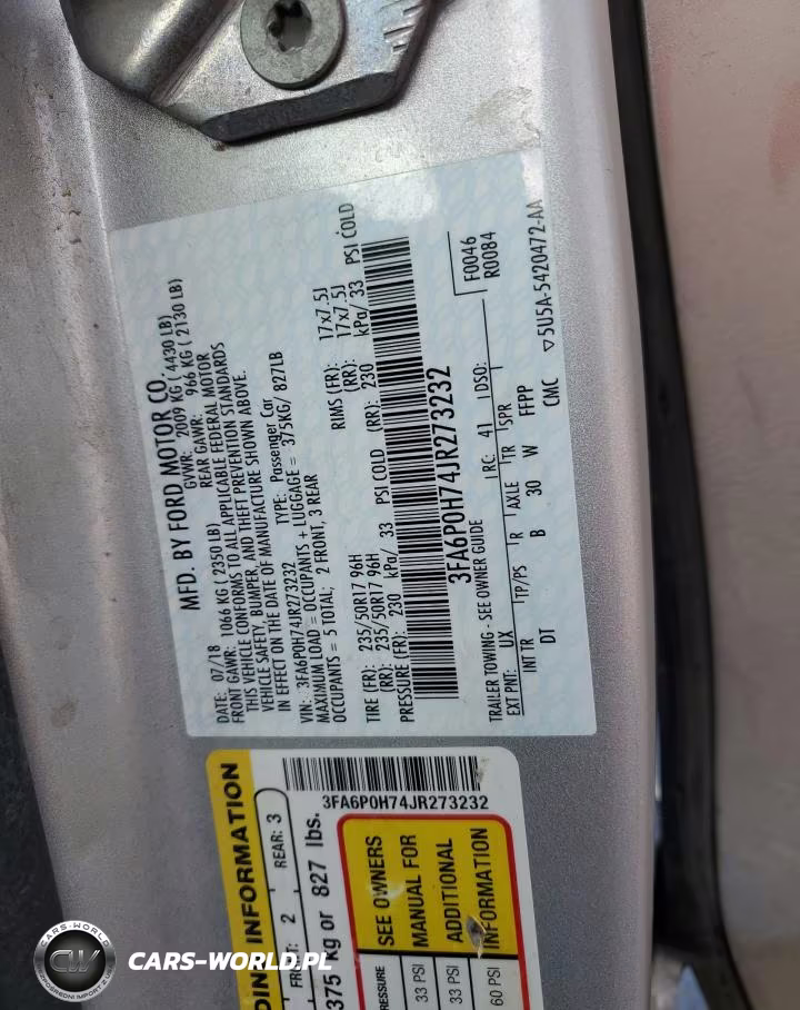2018 Ford Fusion Se VIN:3FA6P0H74JR273232 - 12