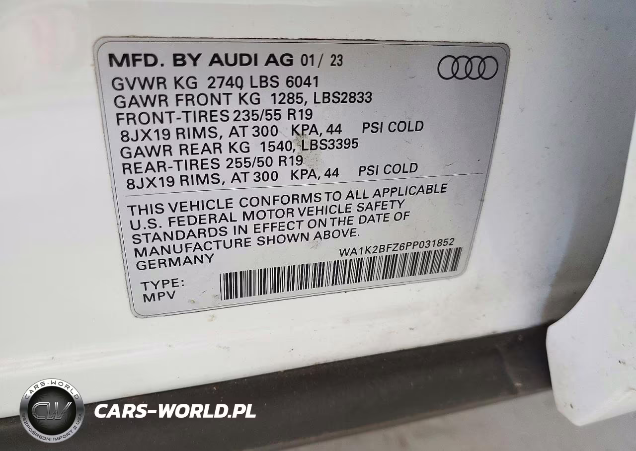 2023 Audi Q4 E-Tron Premium VIN:WA1K2BFZ6PP031852 - 13