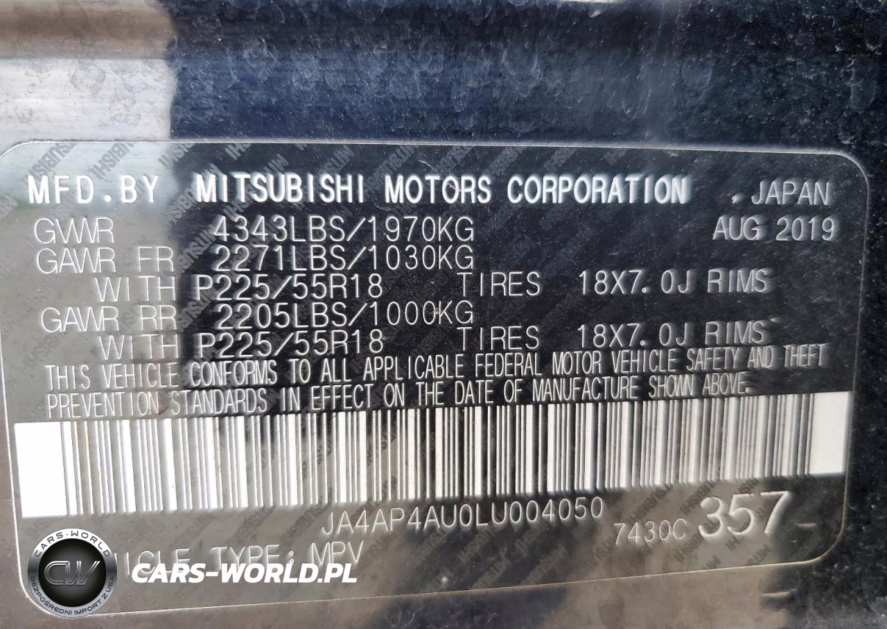 2020 Mitsubishi Outlander Sport Se VIN:JA4AP4AU0LU004050 - 13