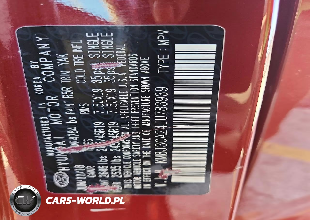 2018 Hyundai Tucson Value VIN:KM8J3CA24JU783939 - 13