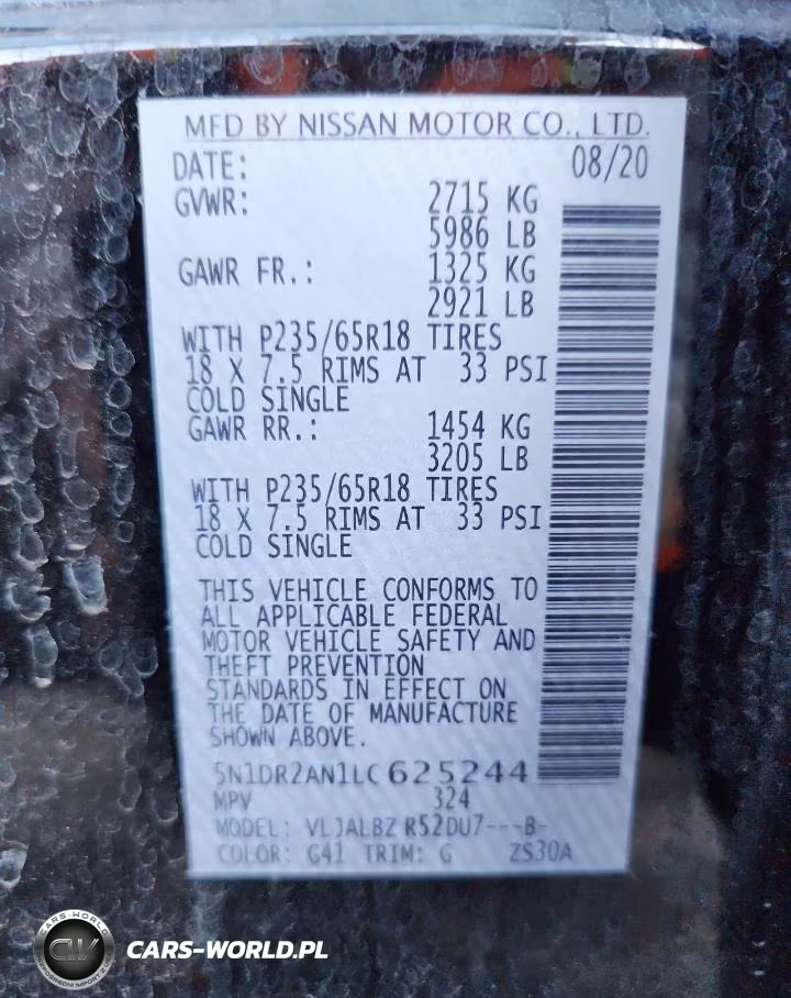 2020 Nissan Pathfinder S VIN:5N1DR2AN1LC625244 - 12