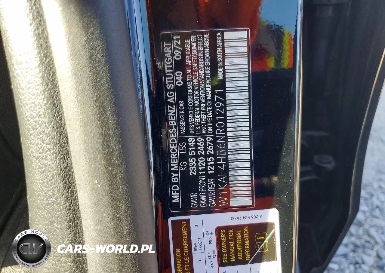 2022 Mercedes-Benz C 300 4Matic VIN:W1KAF4HB6NR012971 - 12