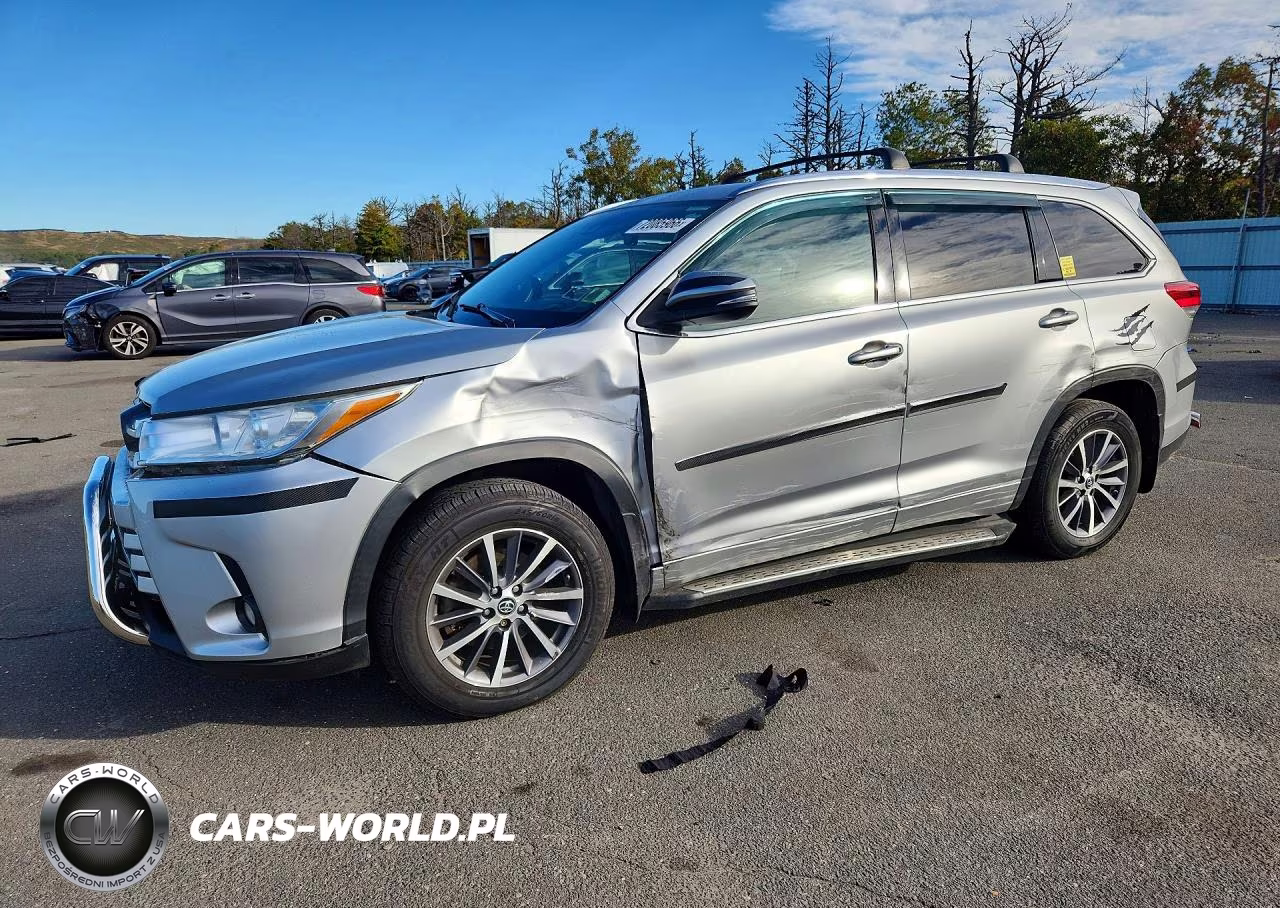 2018 Toyota Highlander Xle VIN:5TDJZRFH7JS552038 - 1