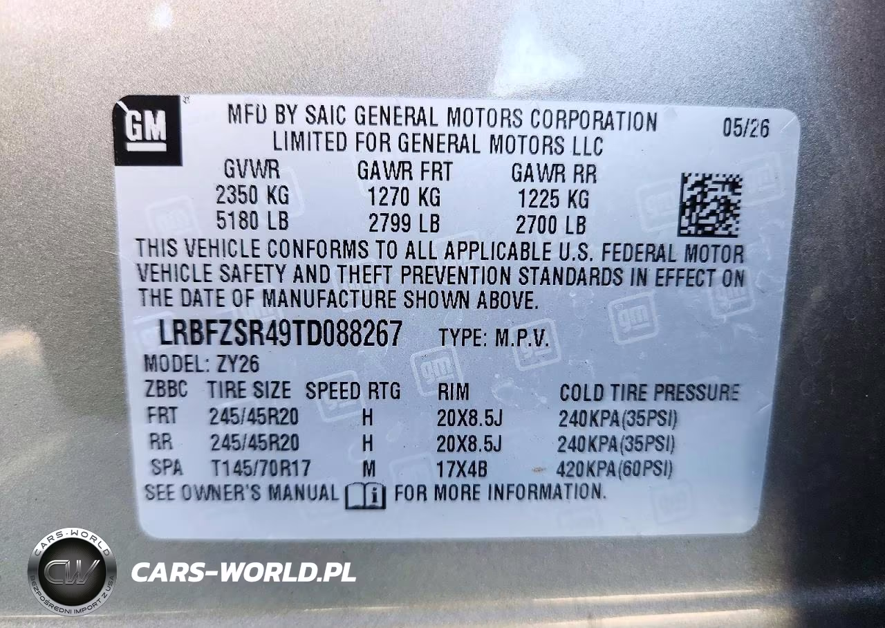 2026 Buick Envision Avenir VIN:LRBFZSR49TD088267 - 13