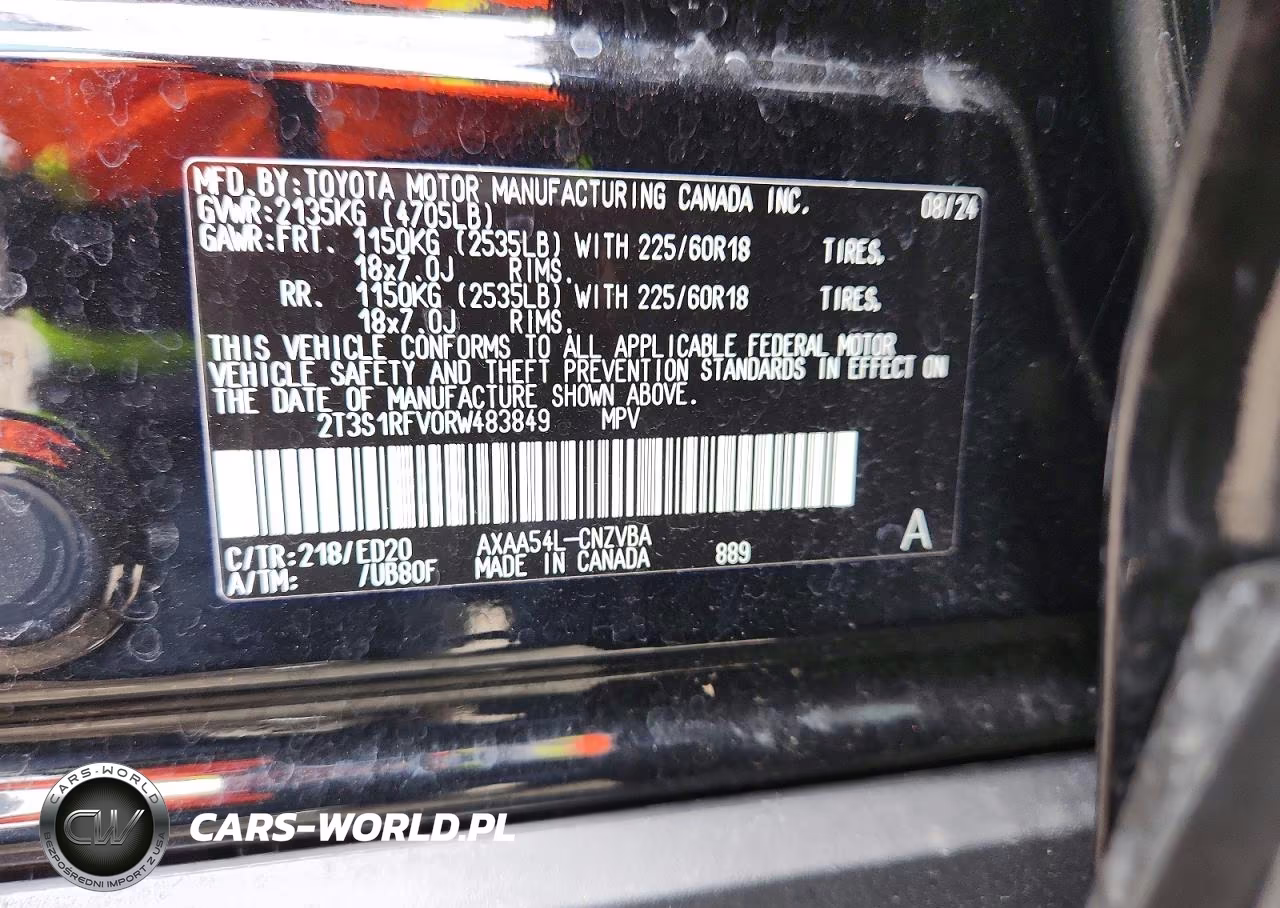 2024 Toyota Rav4 Trd Off Road VIN:2T3S1RFV0RW483849 - 13