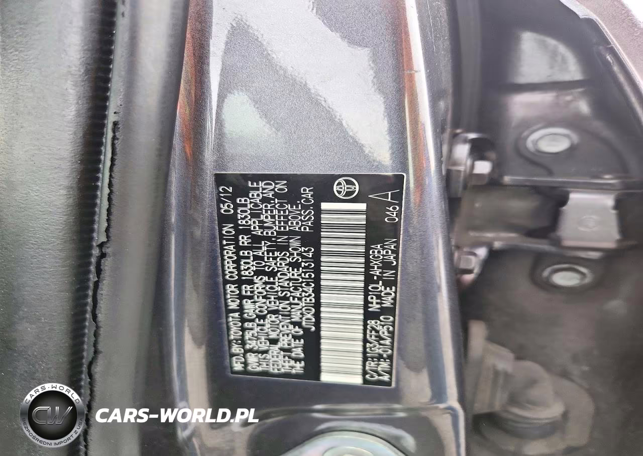 2012 Toyota Prius C Three VIN:JTDKDTB34C1513143 - 12