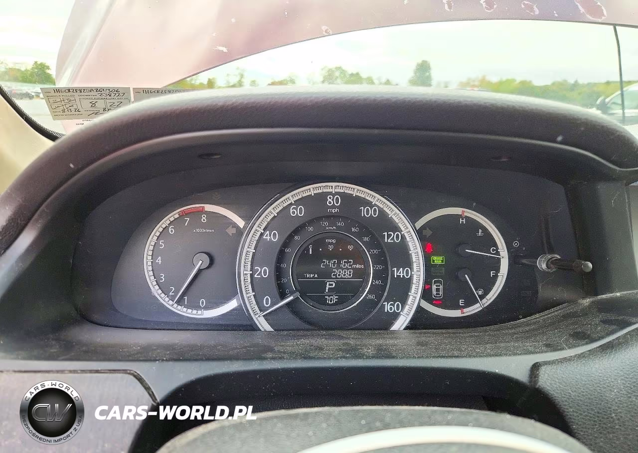 2013 Honda Accord Exl VIN:1HGCR2F82DA254306 - 9
