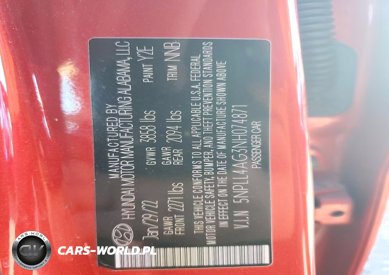 2022 Hyundai Elantra Se VIN:5NPLL4AG3NH074871 - 13