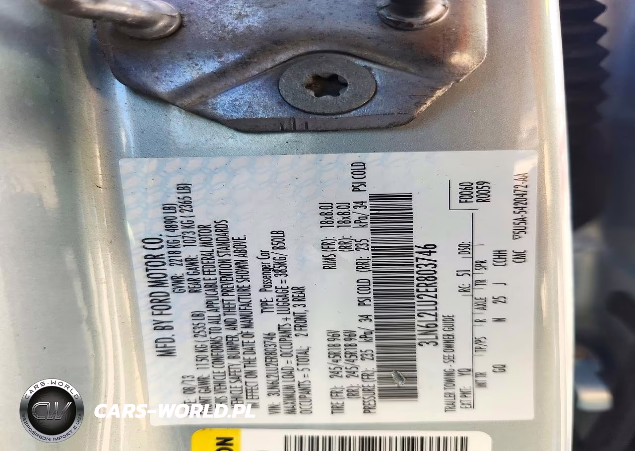 2014 Lincoln Mkz Hybrid VIN:3LN6L2LU2ER803746 - 12