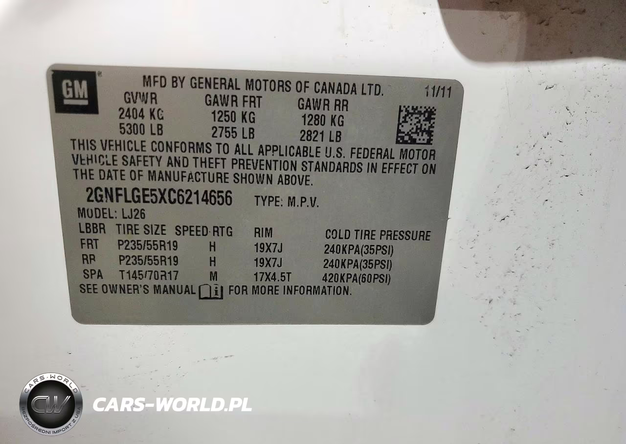 2012 Chevrolet Equinox Ltz VIN:2GNFLGE5XC6214656 - 13