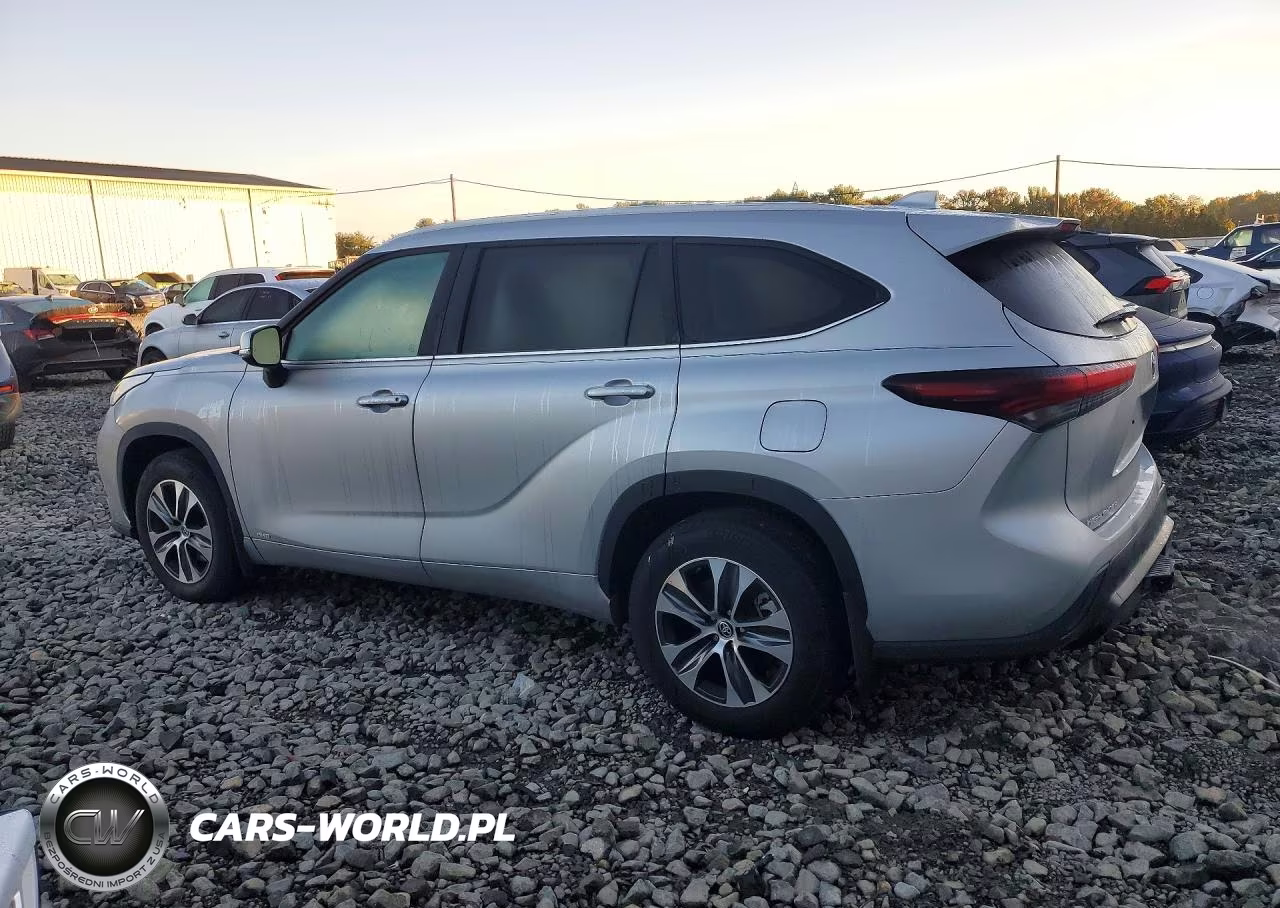 2025 Toyota Highlander Hybrid Xle VIN:5TDKBRCH6SS661881 - 2