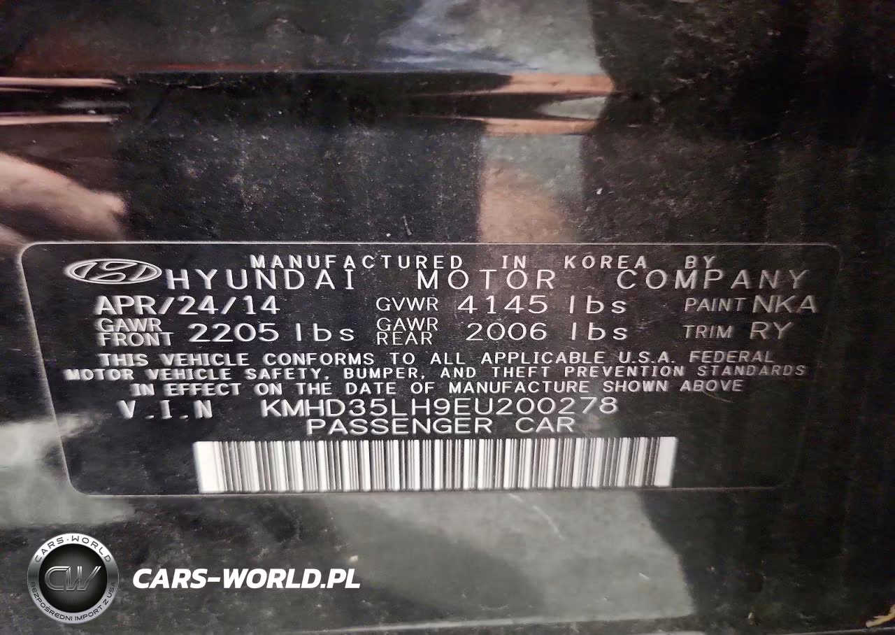 2014 Hyundai Elantra Gt Base VIN:KMHD35LH9EU200278 - 12