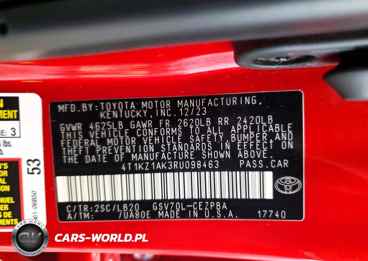 2024 Toyota Camry Xse V6 VIN:4T1KZ1AK3RU098463 - 13