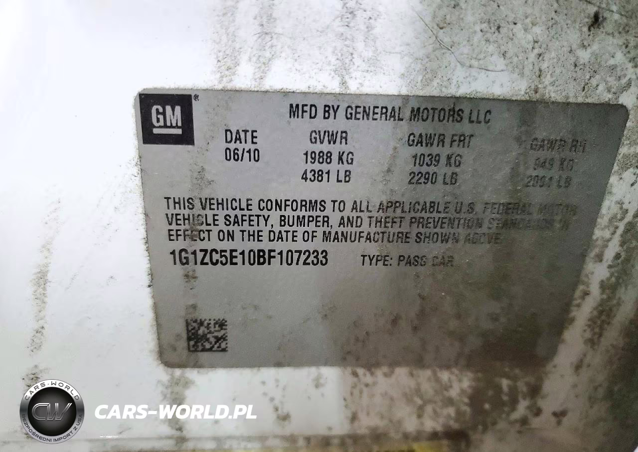 2011 Chevrolet Malibu 1Lt VIN:1G1ZC5E10BF107233 - 12
