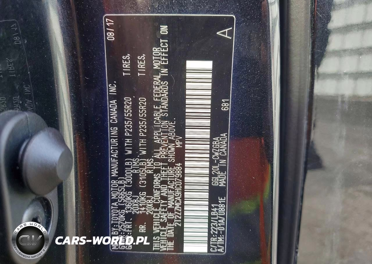 2017 Lexus Rx 350 Base VIN:2T2ZZMCA9HC079884 - 13