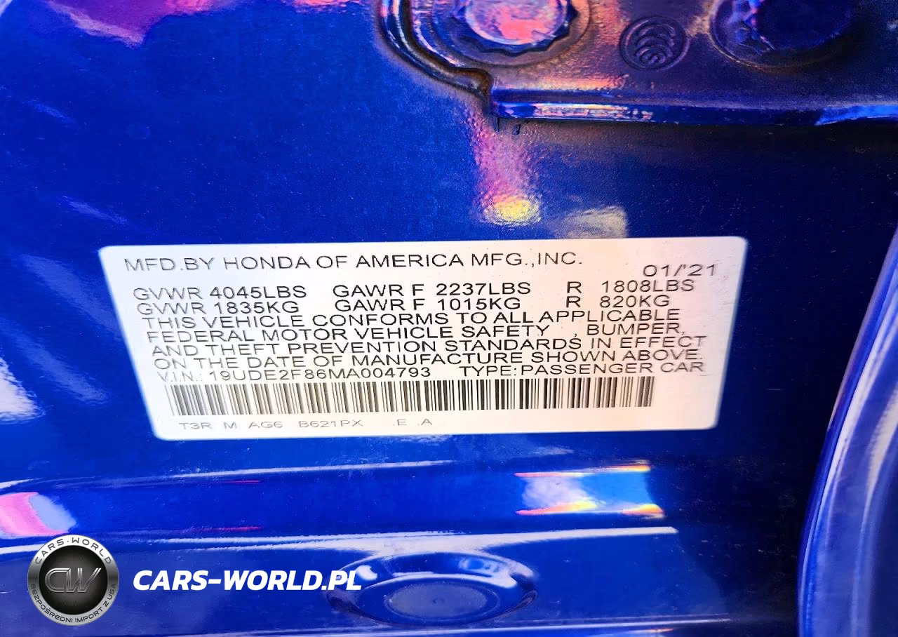 2021 Acura Ilx Premium A-Spec VIN:19UDE2F86MA004793 - 12