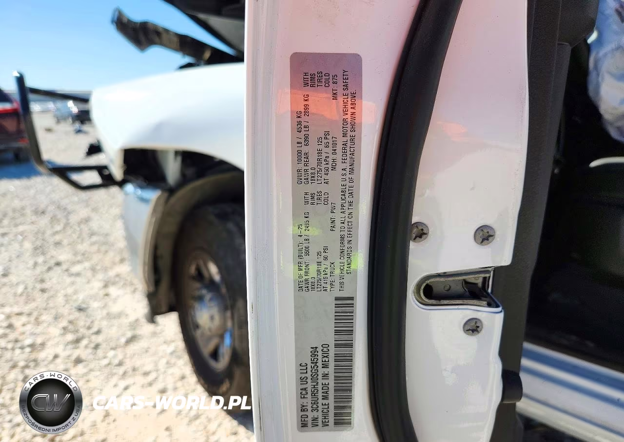 2025 Ram 2500 Tradesman VIN:3C6UR5HJ0SG545994 - 12