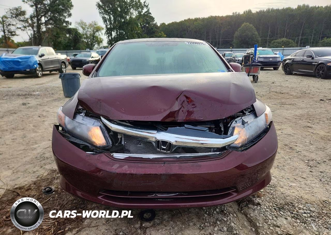 2012 Honda Civic Lx VIN:2HGFB2F58CH533864 - 5