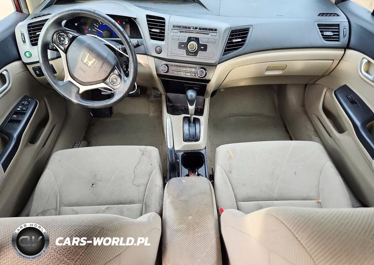 2012 Honda Civic Lx VIN:2HGFB2F58CH533864 - 8