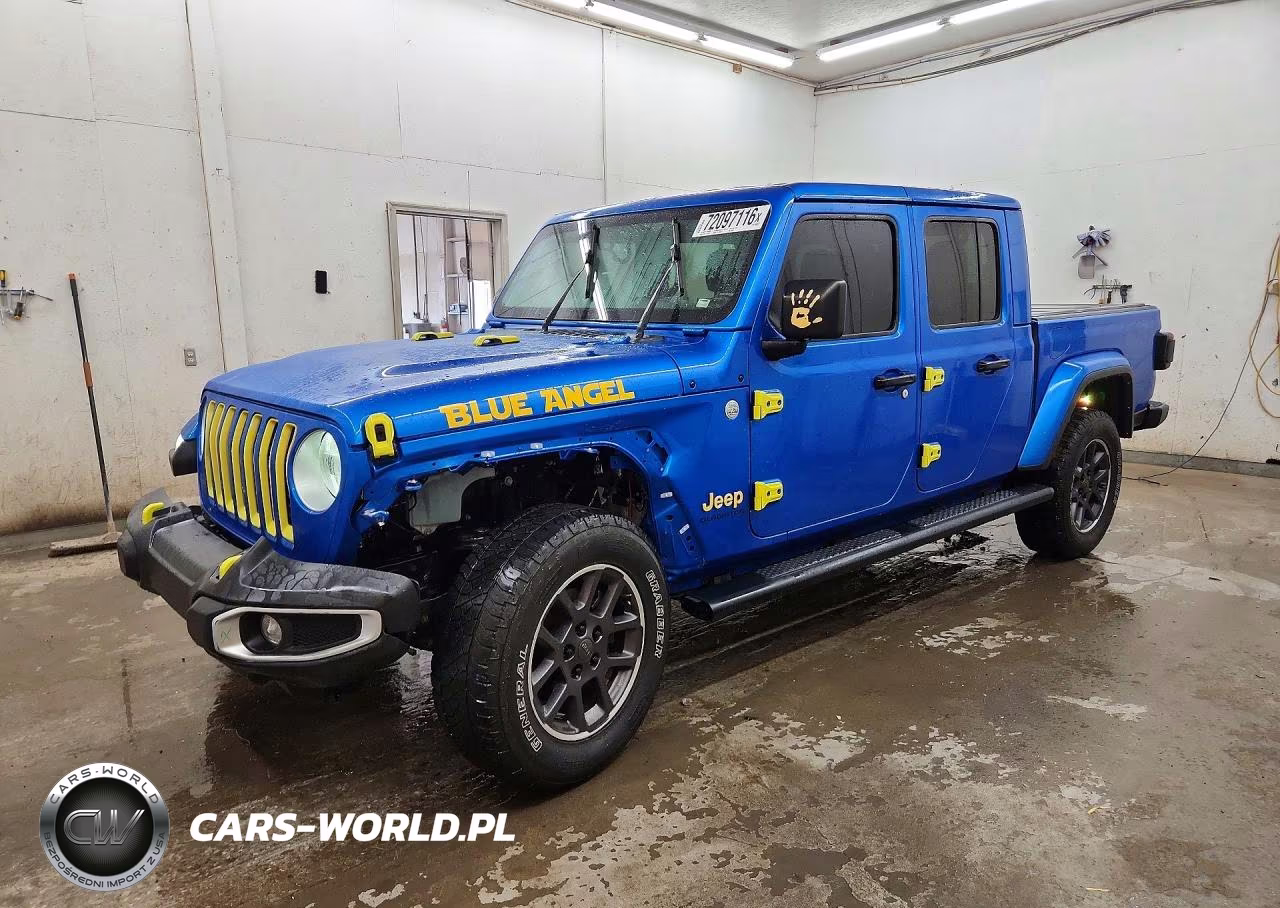 2021 Jeep Gladiator Overland VIN:1C6HJTFG8ML580101 - 1