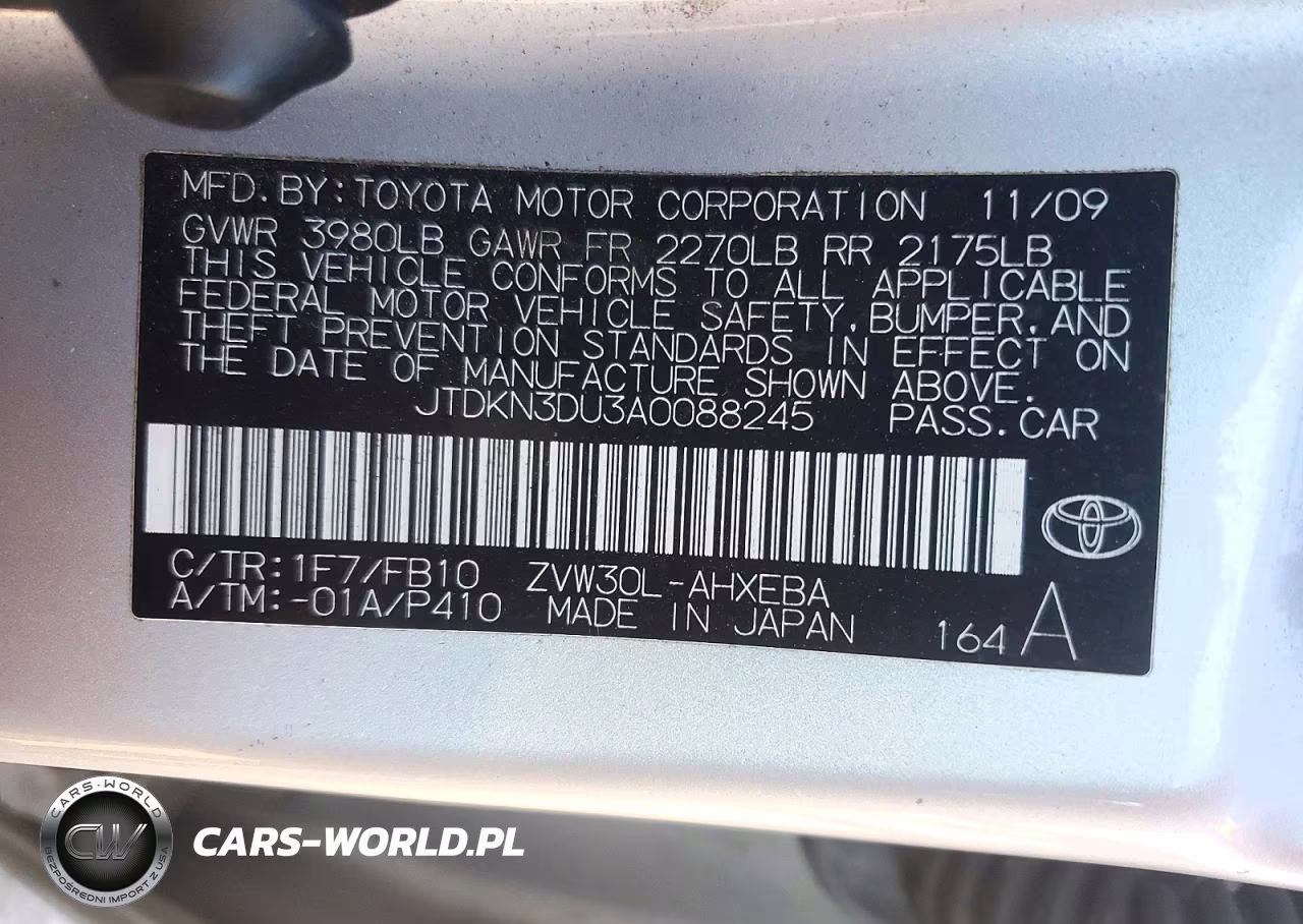 2010 Toyota Prius Iii VIN:JTDKN3DU3A0088245 - 12