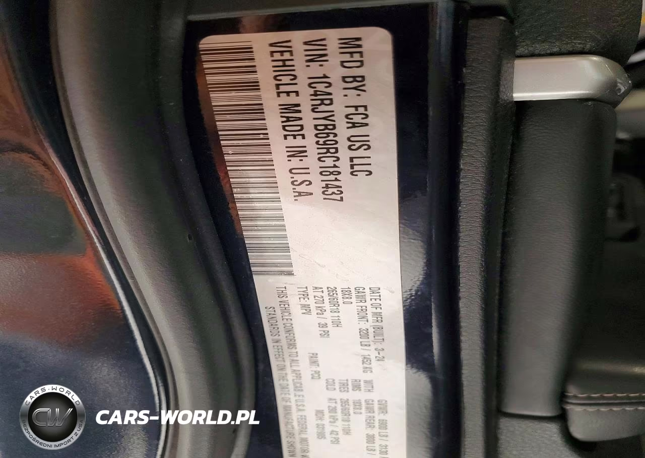 2024 Jeep Grand Cherokee Limited 4Xe VIN:1C4RJYB69RC181437 - 13