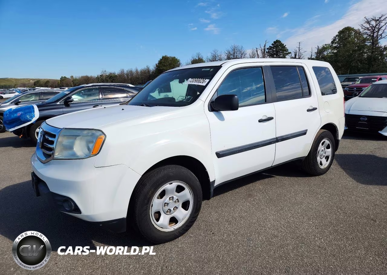 2015 Honda Pilot Lx VIN:5FNYF3H20FB020123 - 1