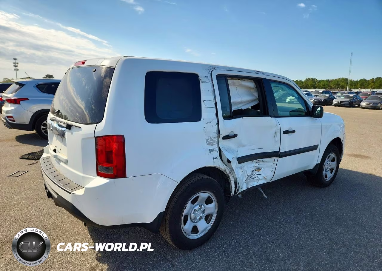 2015 Honda Pilot Lx VIN:5FNYF3H20FB020123 - 3