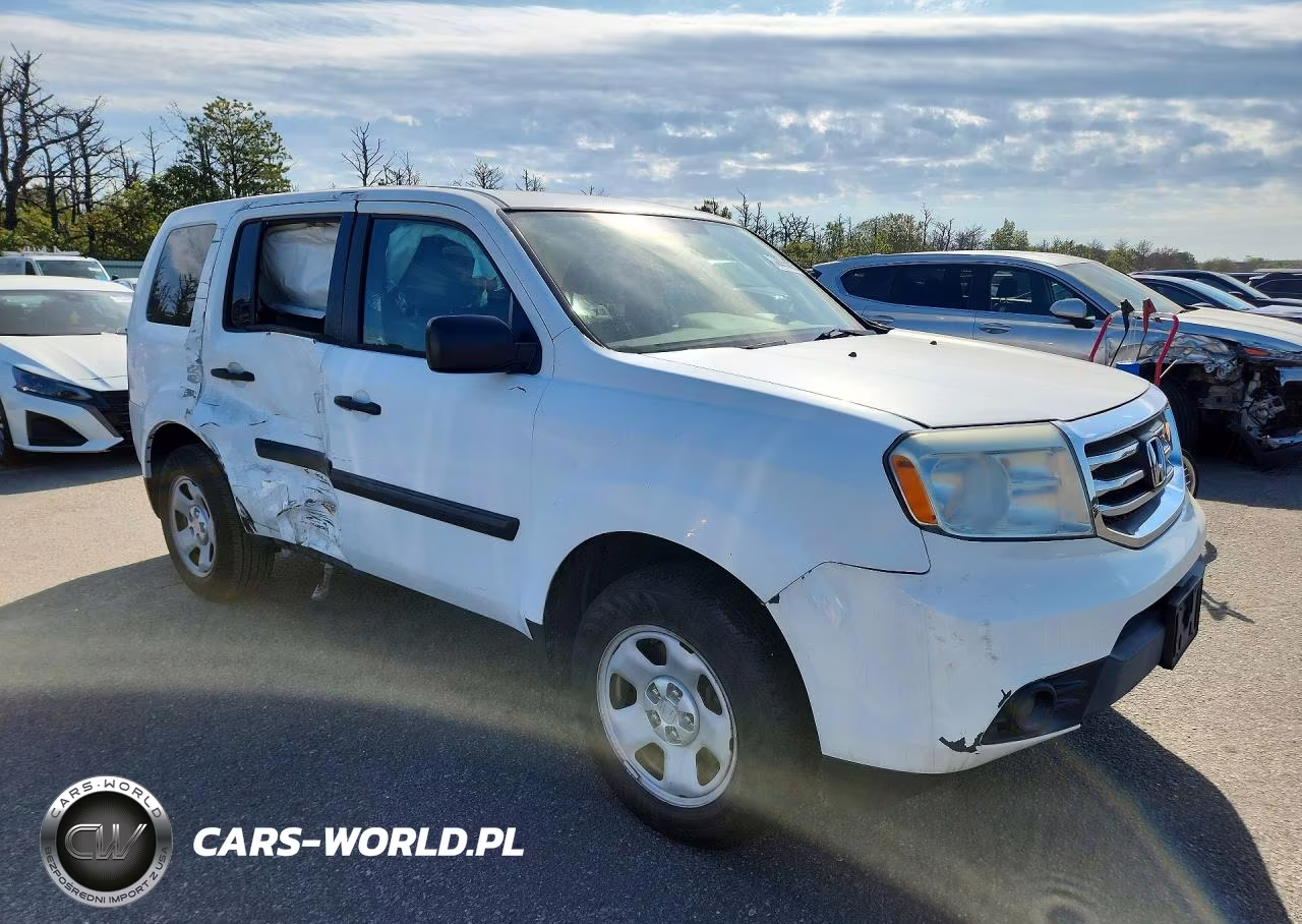 2015 Honda Pilot Lx VIN:5FNYF3H20FB020123 - 4