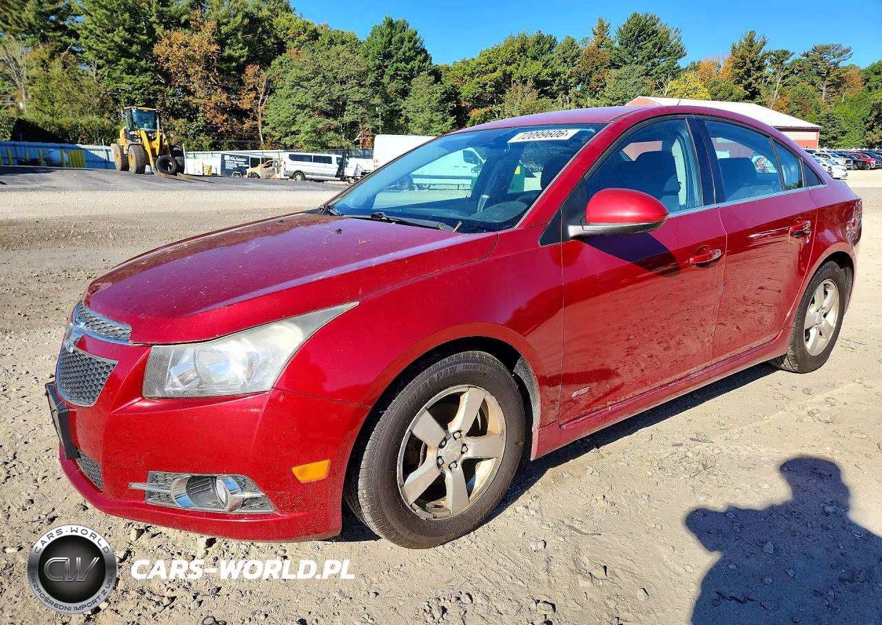2013 Chevrolet Cruze Lt VIN:1G1PC5SB7D7212319 - 1