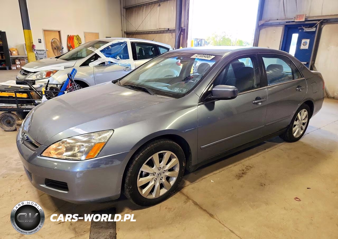 2007 Honda Accord Se VIN:1HGCM66477A054593 - 1