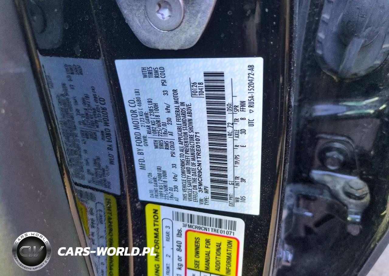 2026 Ford Bronco Sport Outer Banks VIN:3FMCR9CN1TRE01071 - 13