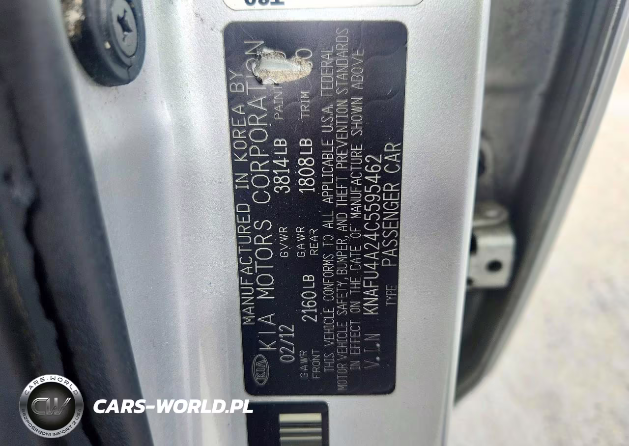2012 Kia Forte Ex VIN:KNAFU4A24C5595462 - 12