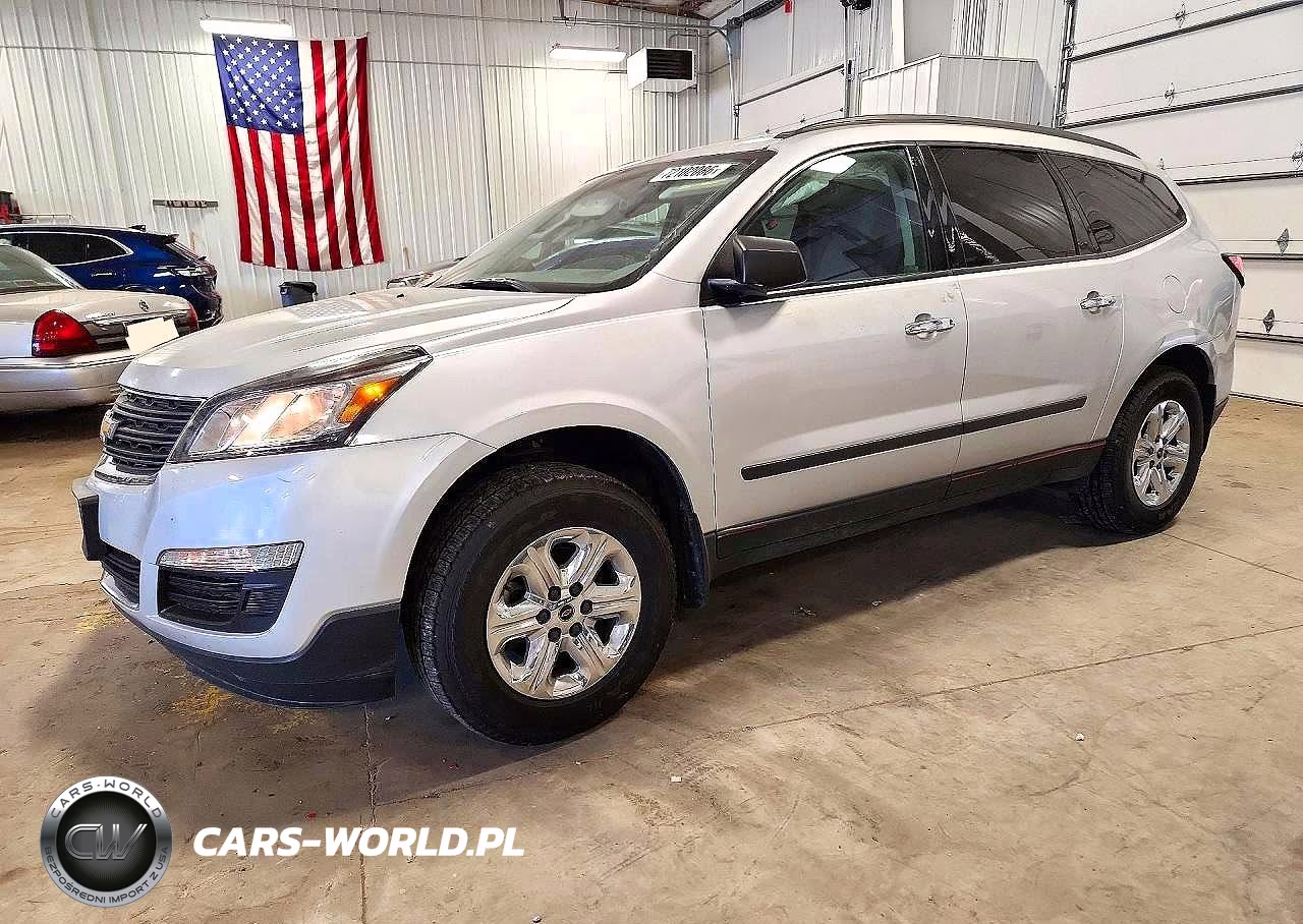2017 Chevrolet Traverse Ls VIN:1GNKRFED3HJ176356 - 1