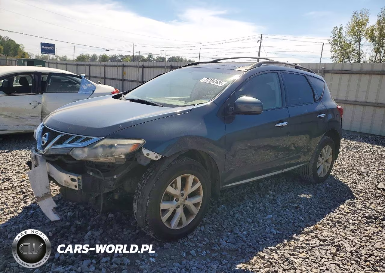 2011 Nissan Murano S VIN:JN8AZ1MU9BW050722 - 1