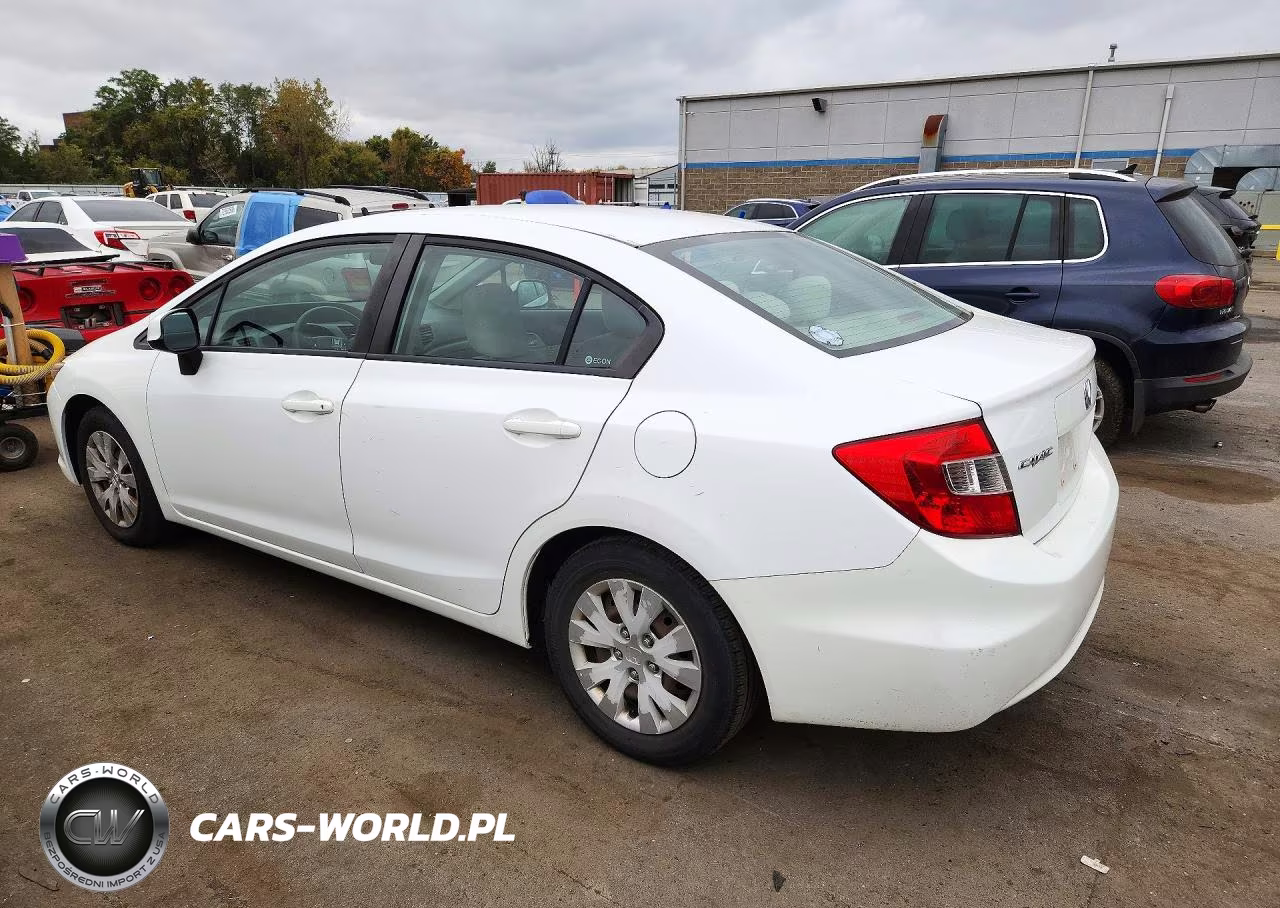 2012 Honda Civic Lx VIN:2HGFB2F57CH317715 - 2