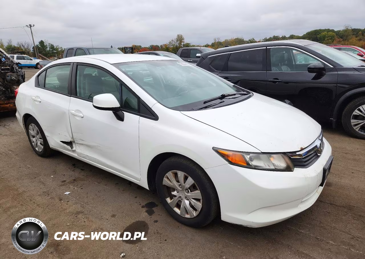 2012 Honda Civic Lx VIN:2HGFB2F57CH317715 - 4