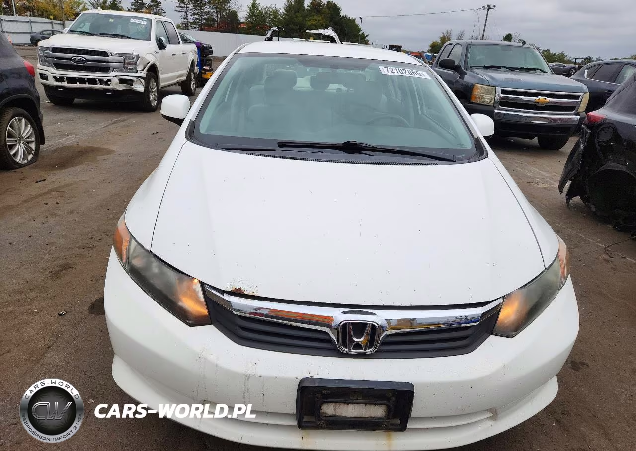 2012 Honda Civic Lx VIN:2HGFB2F57CH317715 - 5