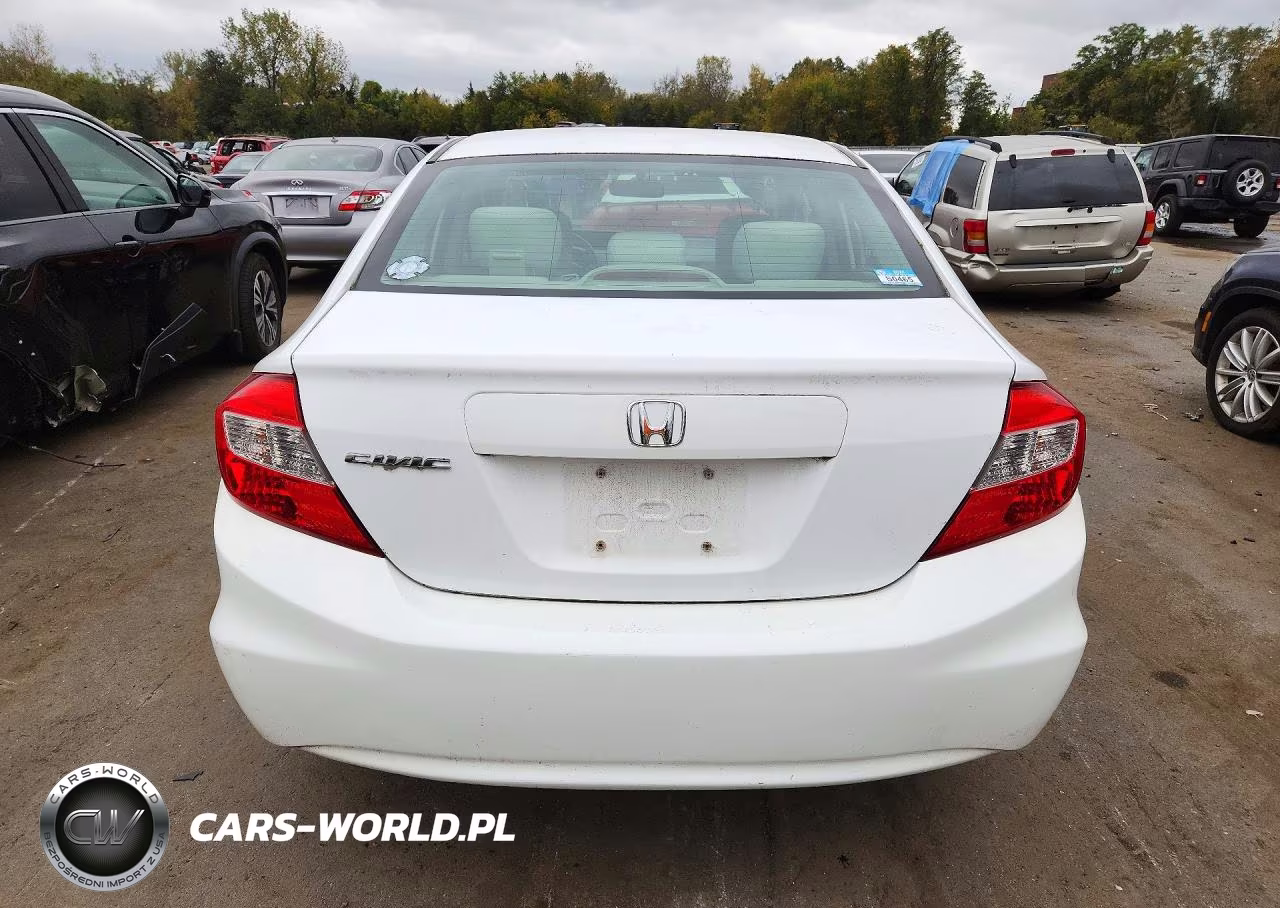 2012 Honda Civic Lx VIN:2HGFB2F57CH317715 - 6