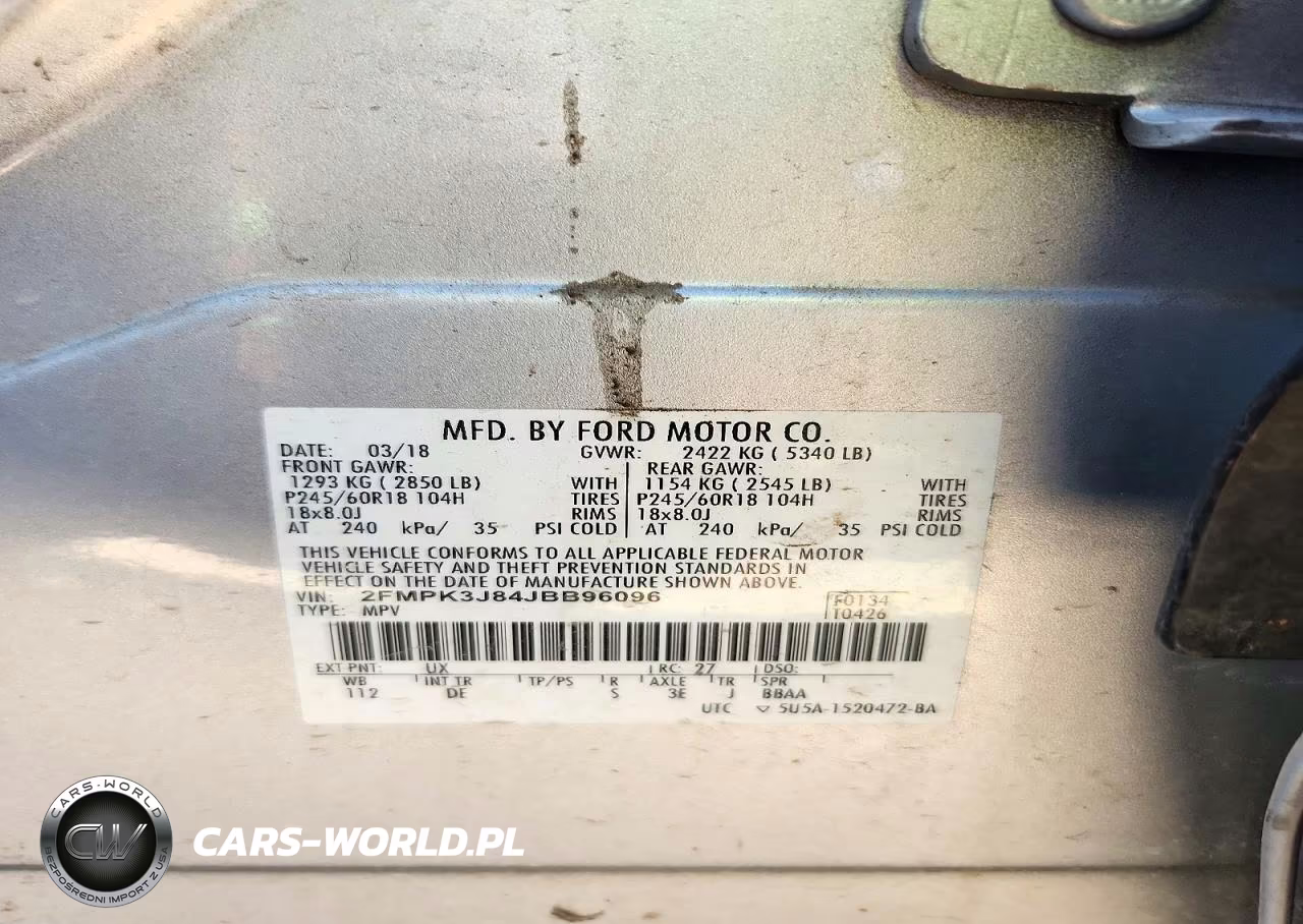 2018 Ford Edge Sel VIN:2FMPK3J84JBB96096 - 13