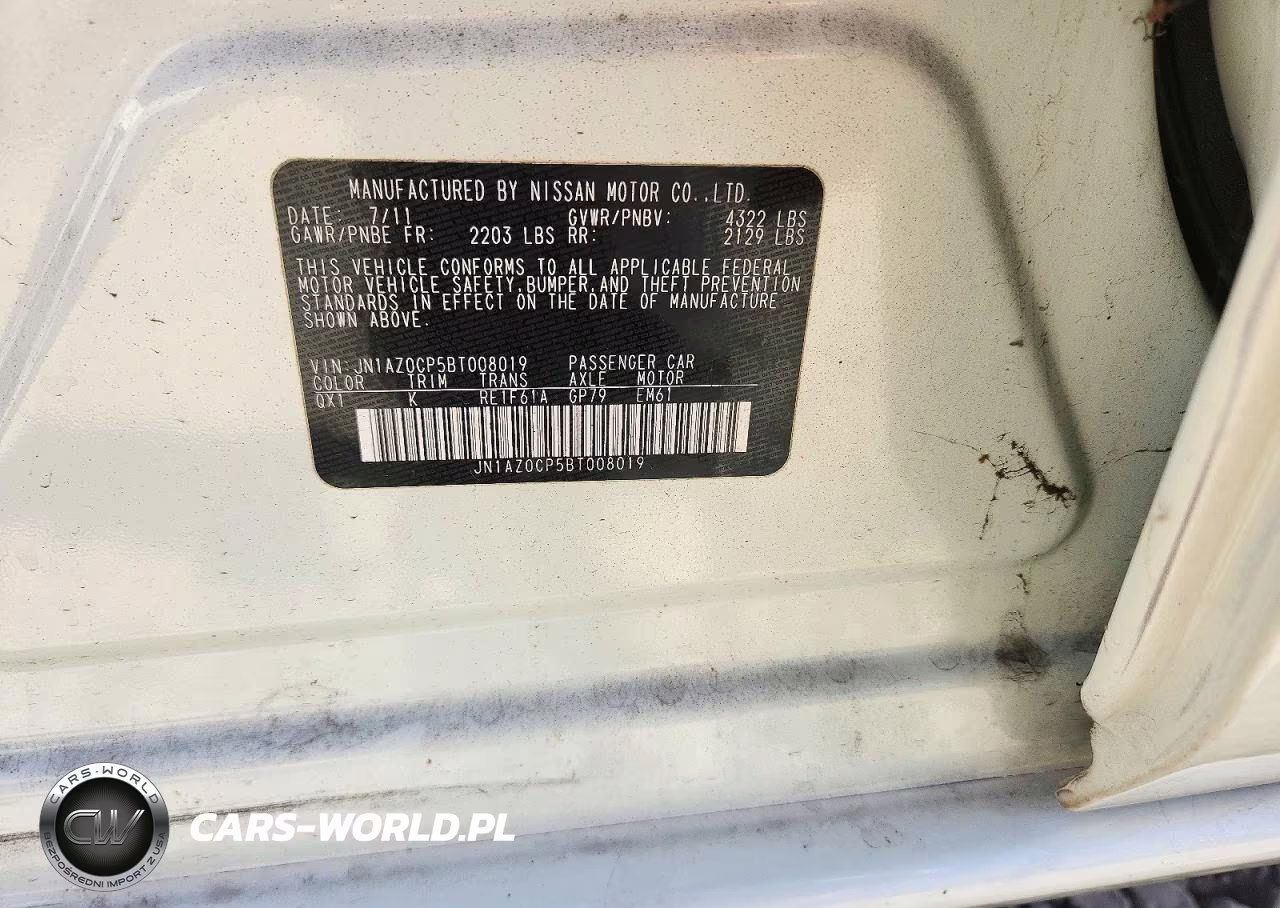 2011 Nissan Leaf Sv VIN:JN1AZ0CP5BT008019 - 12