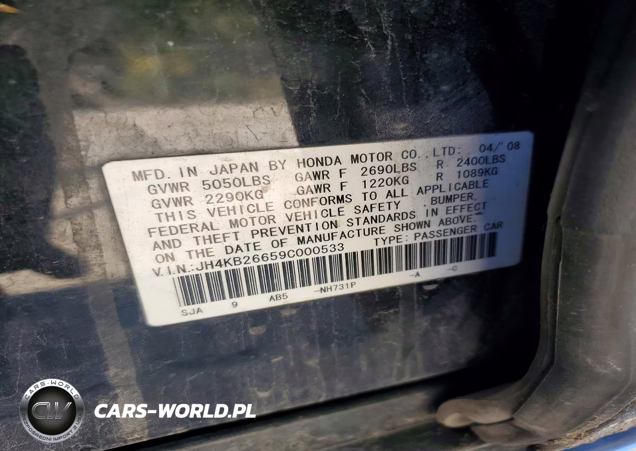 2009 Acura Rl VIN:JH4KB26659C000533 - 13