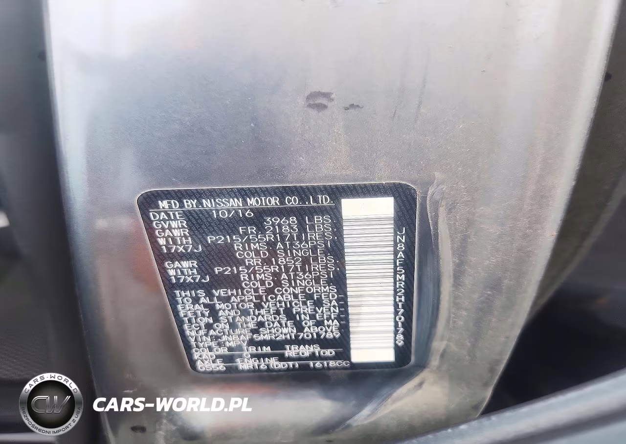 2017 Nissan Juke S VIN:JN8AF5MR2HT701789 - 12