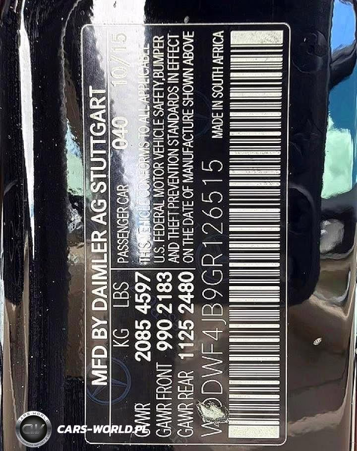 2016 Mercedes-Benz C 300 VIN:WDDWF4JB9GR126515 - 15