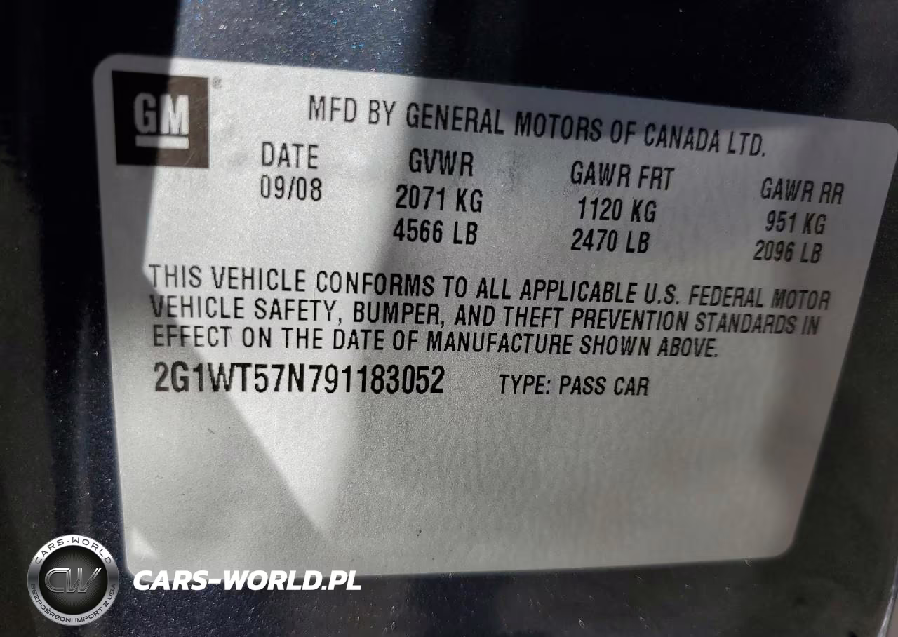 2009 Chevrolet Impala 1Lt VIN:2G1WT57N791183052 - 12