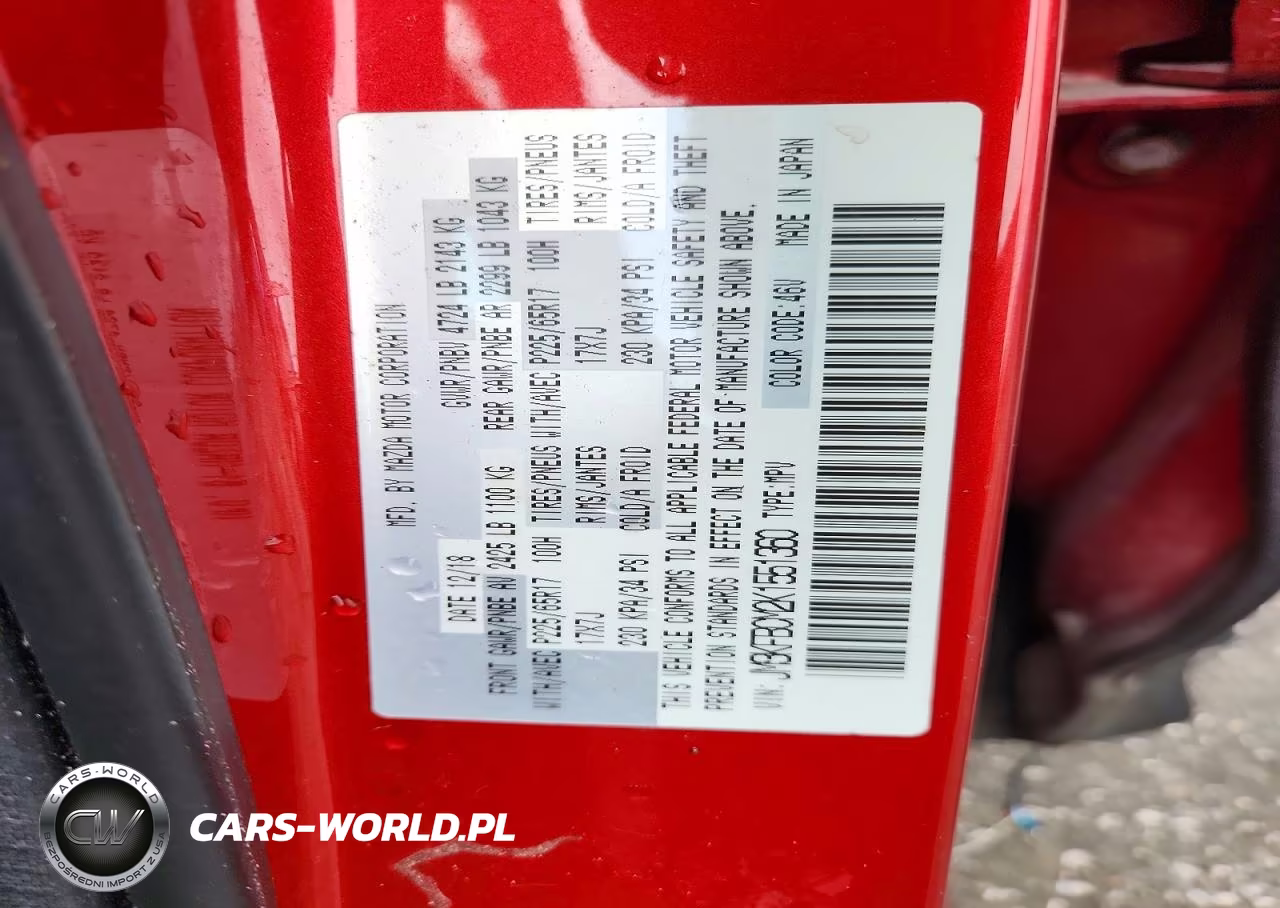 2019 Mazda Cx-5 Touring VIN:JM3KFBCM2K1551360 - 13