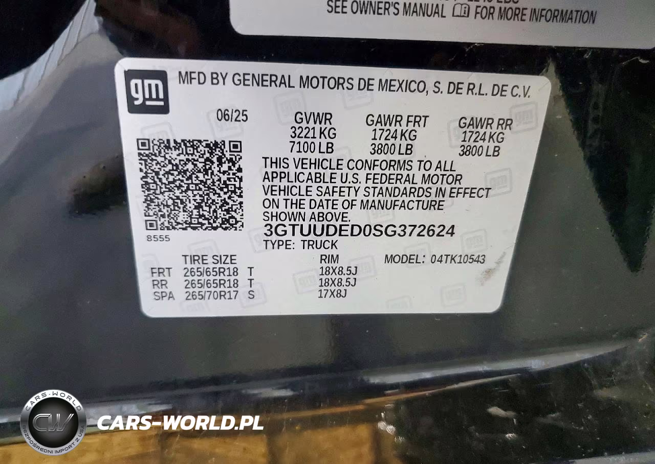 2025 GMC Sierra K1500 Slt VIN:3GTUUDED0SG372624 - 12