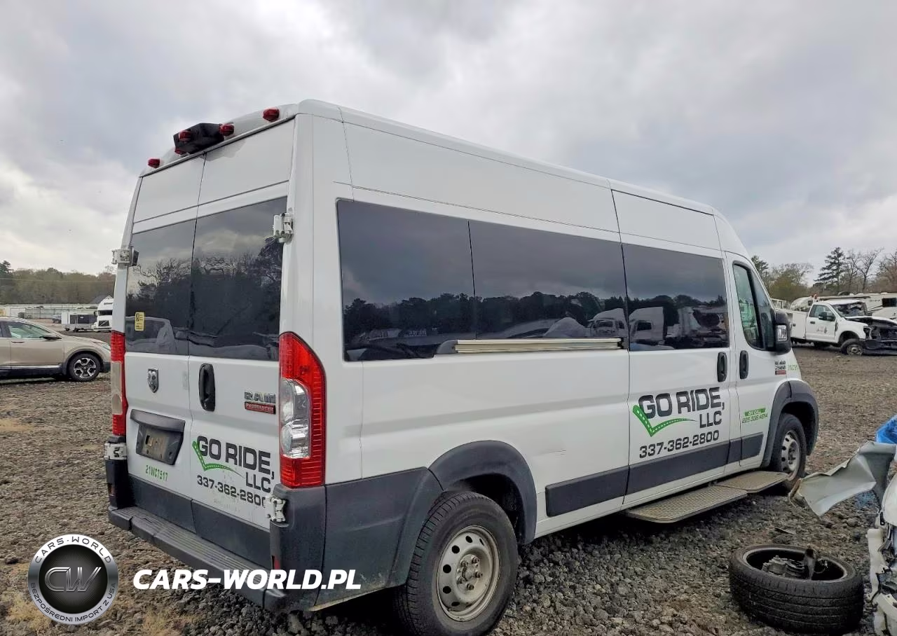 2021 Ram Promaster 2500 2500 High VIN:3C6LRVPG7ME507517 - 3